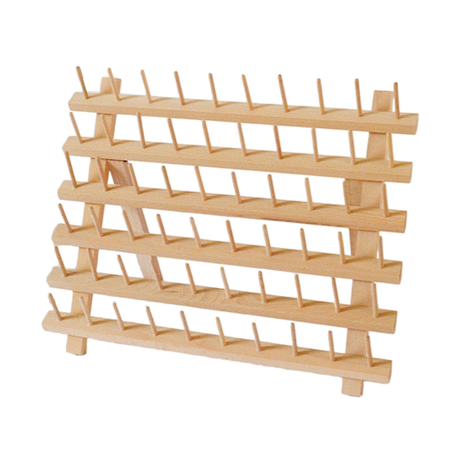 Caja de Pared para de Coser, Organizador Y Estante de Almacenamiento para Bordado Y Pasatiempos Creativos, 60 Bobina, 40x34cm