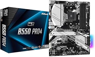 ASRock B550 PRO4 Supports 3rd Gen AMD AM4 Ryzen™ / Future AMD Ryzen™ Processors Motherboard