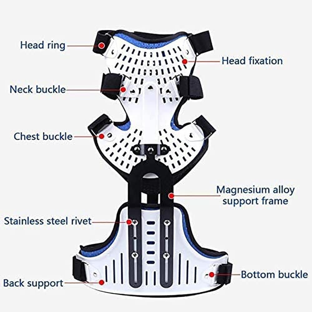 Regulowany stabilizator klatki piersiowej i szyi
