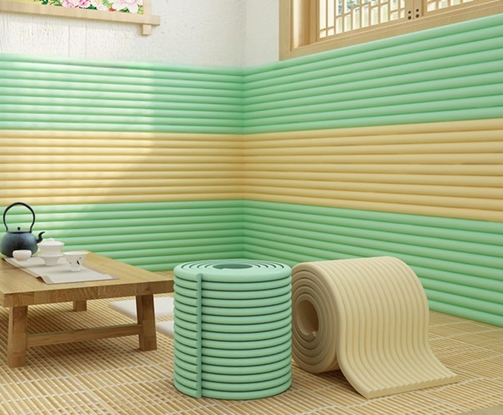 コーナークッション ウォールクッション 衝突防止 家具用 耐湿性 耐油性 XPE素材 耐久性 耐摩耗 厚さ11mm 長さ200cm