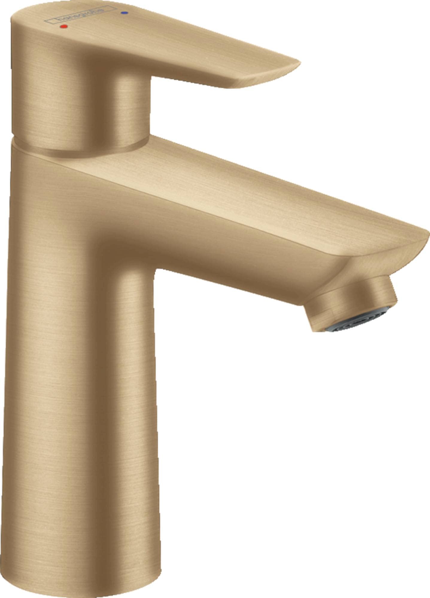 Hansgrohe 71712140 Talis E 110 Single-Lever Washbasin Mixer Tap Without Drain Fitting Brushed Bronze, Spout Height 110 Mm 4059625265789