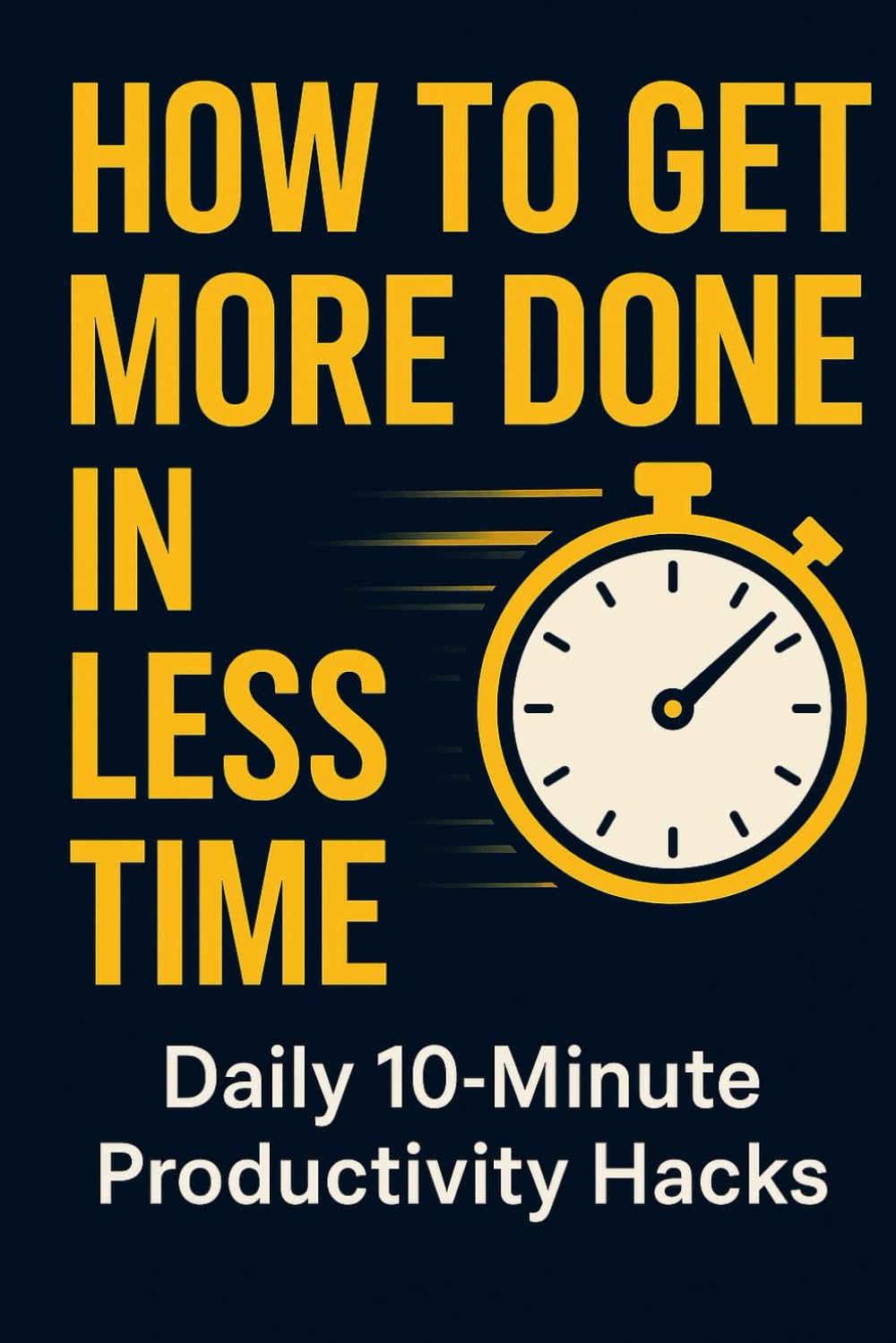 How to Get More Done in Less Time: Daily 10-Minute Productivity Hacks,: Daily 10-Minute Productivity Hacks to Beat Procrastination, Stay Focused, and ... Confidence & Self-Growth Blueprint Series)