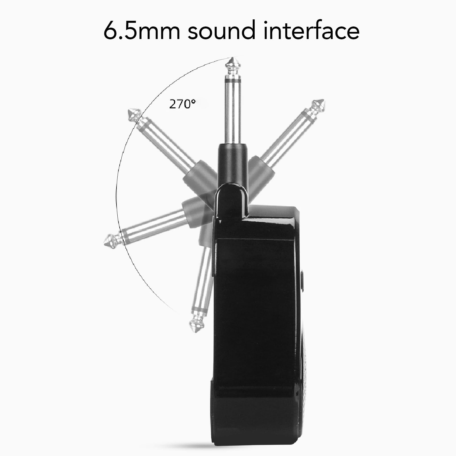 Mini Amplificador de Guitarra Eléctrica Enchufable con Bluetooth Portátil para Prácticas y Interpretación