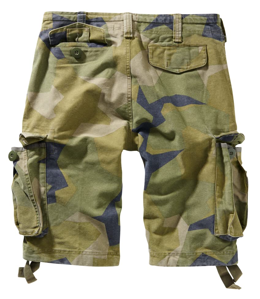 Image of Men's Utility Cotton Vintage-Style Lightweight Breathable Multi Pocket Casual Outdoor Cargo Shorts