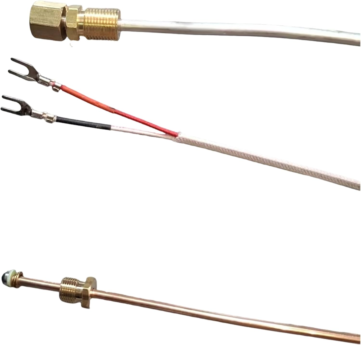 Pilot Assembly NG and LPG Fireplace Replacement of HHT Majestic & VC NG and LPG Pilot Assembly for Fireplaces, Fryer with 750mV Thermopile (For Propane)