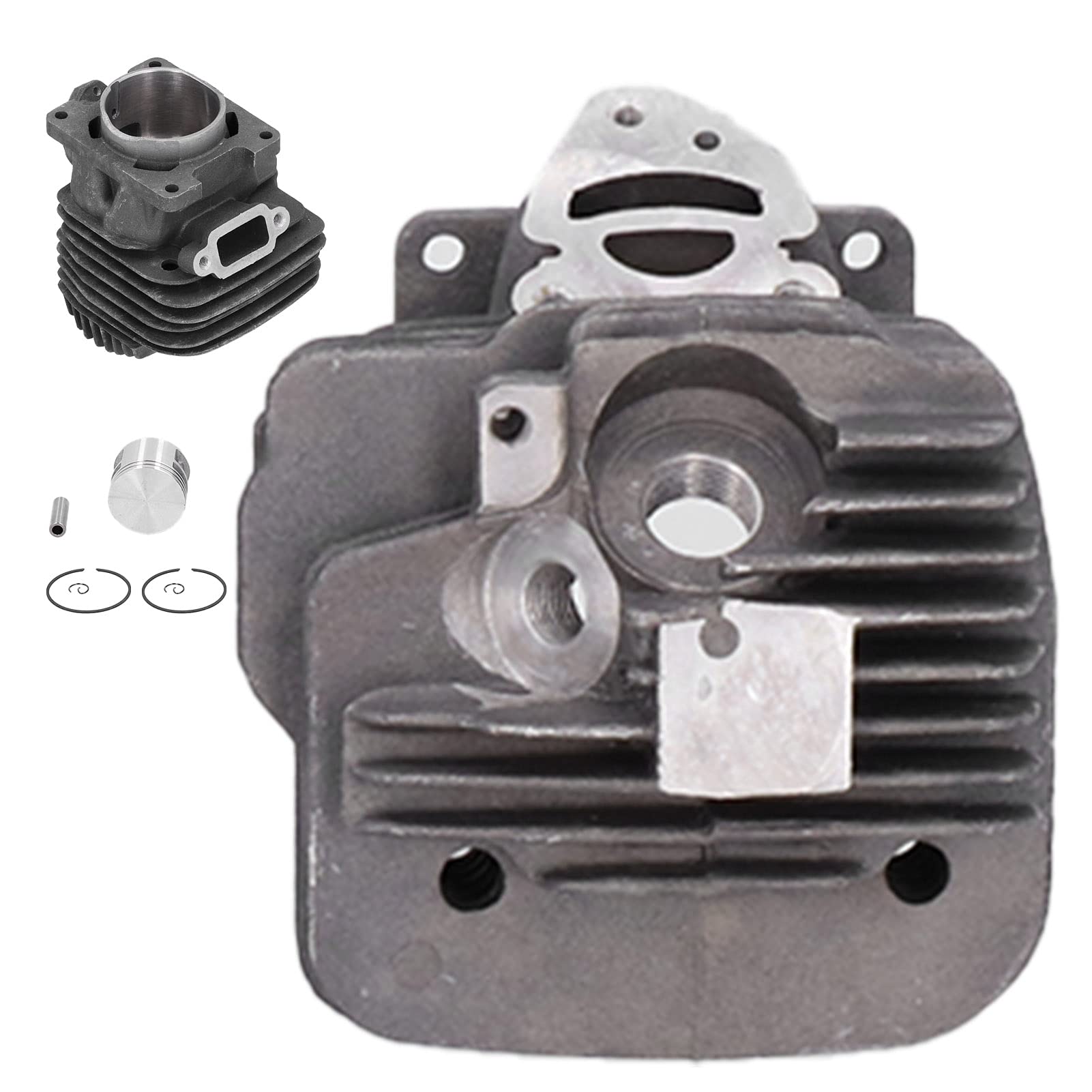 Juego de pistones 44 Kit de pistón cilíndrico de 7 mm Piezas de Accesorios para Motosierra de jardín Piezas aptas para Motosierra MS261 MS261C Cilindro de Repuesto