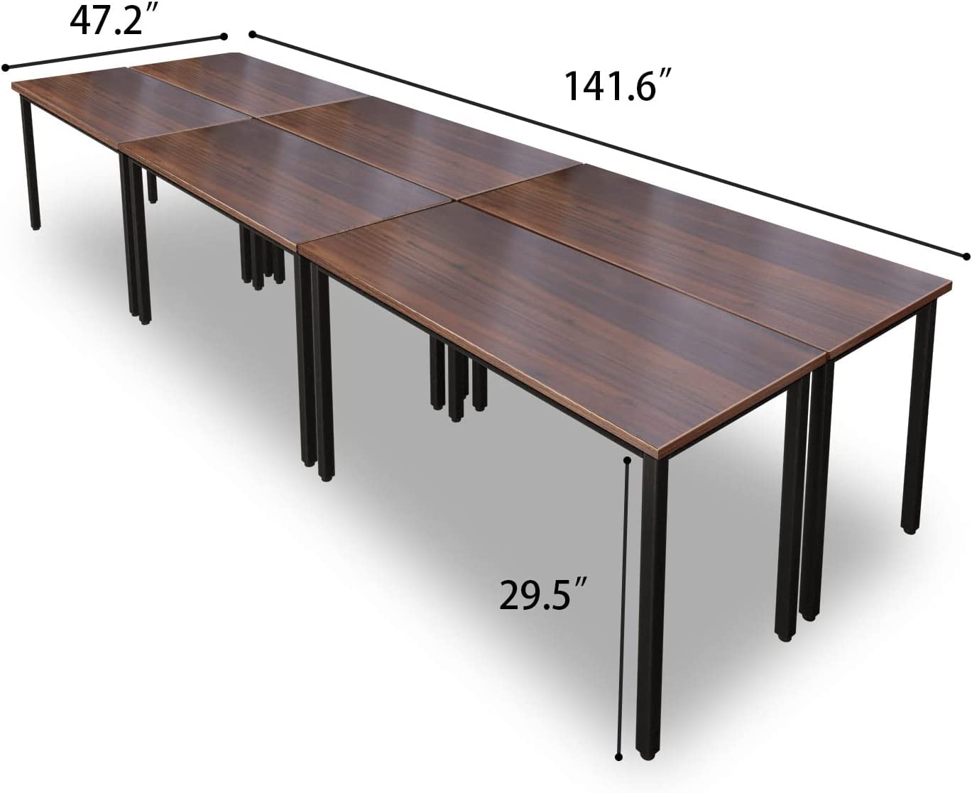 Amazon｜Bonzy Home ダイニングテーブル 12フィート ダイニング