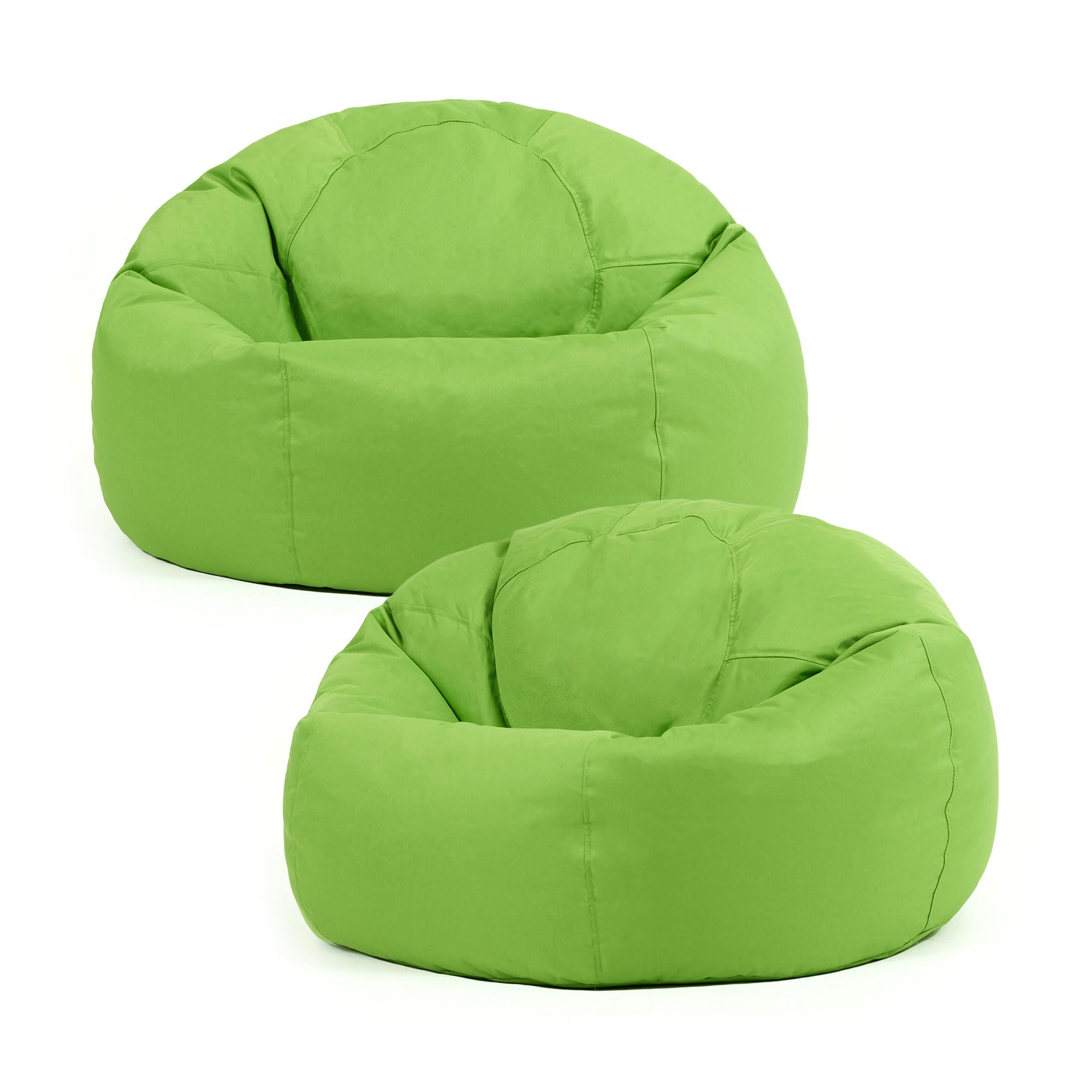 Bean Bag Bazaar Kingston Outdoor Bean Bag with Filling, 2 Pack, Green โ image 1