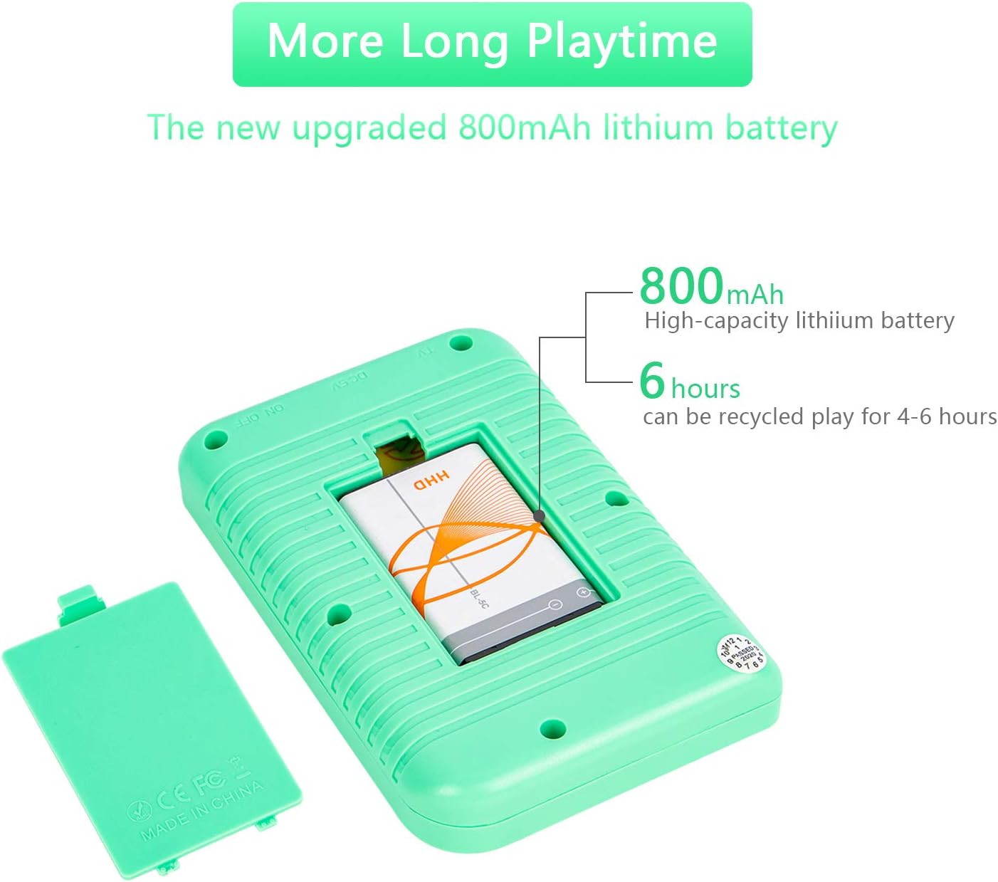 Retro Handheld Game Console with Protector Case, 400 Free Classical FC Games Support for Connecting TV & Two Players, Portable Video Game Gifts for Adults & Kids 8-12 90s Retro Toys
