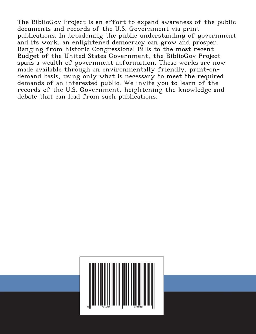 Soap and Detergent: Manufacturing Point Source Category