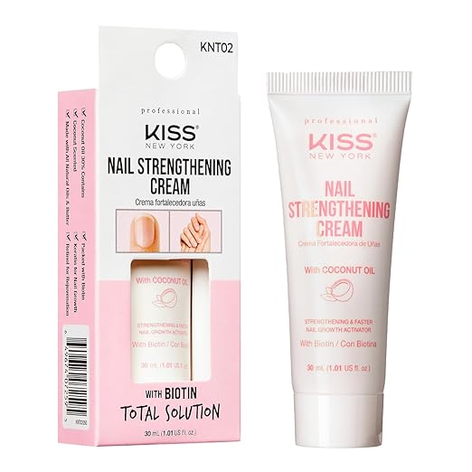 Nail Strengthening Cream with Coconut Oil, Nail Growth & Conditioning Cream Nail Treatment, Made in Korea