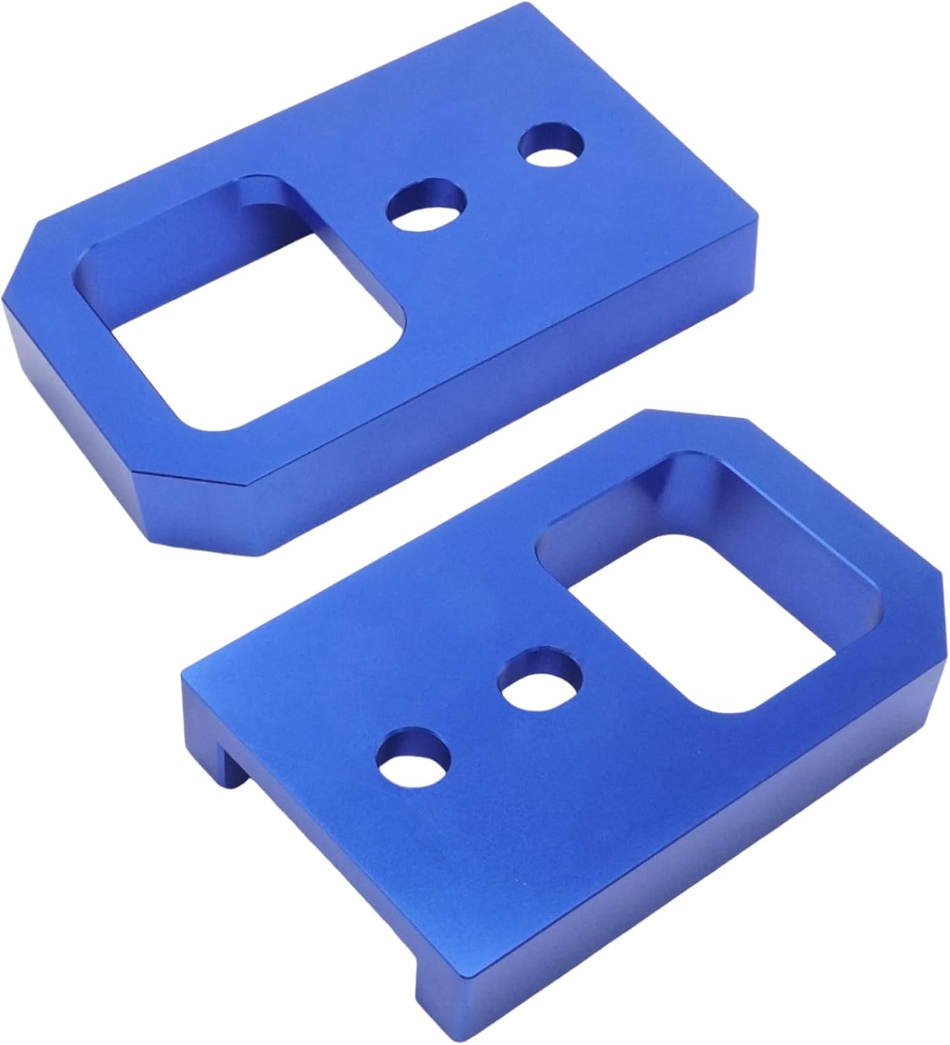 Anxingo 2 PCS Sturdy Front Tow Hooks, Stylish Blue Recovery Hooks, Replacement for Toyota Tacoma 4Runner 2024-2026