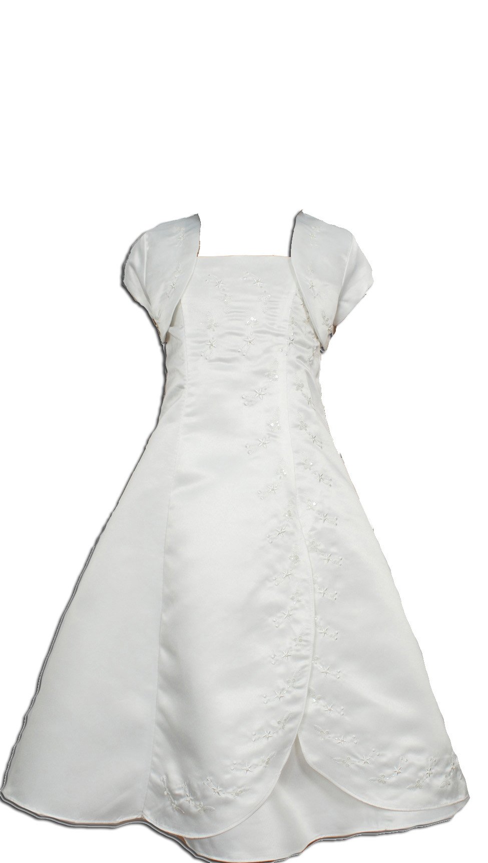 Cinda Mädchen Brautjungfer Heilige Kommunionkleid