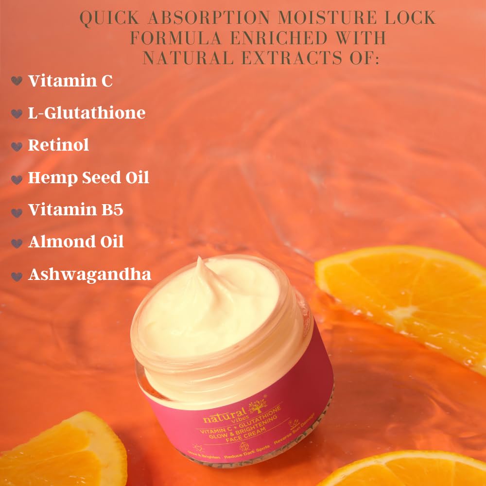 natural glutathione juice Amazon.com: Natural Vibes Vitamin C + Glutathione Radiance & Clear Skin Day  and Night Face Cream Men & Women | All Skin Types