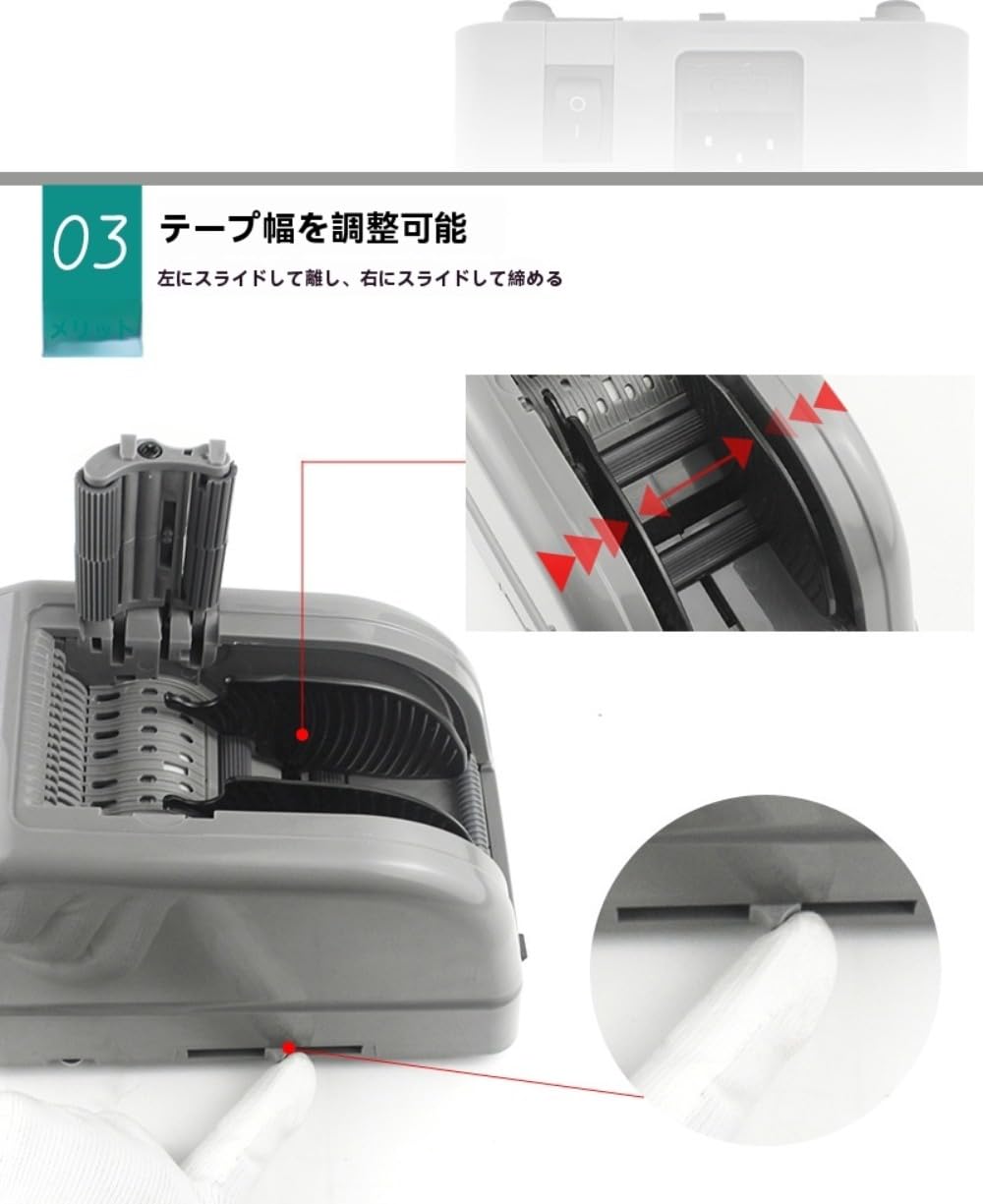 Amazon.co.jp: SIzlaho 自動テープディスペンサー Z CUT-9GR グレー