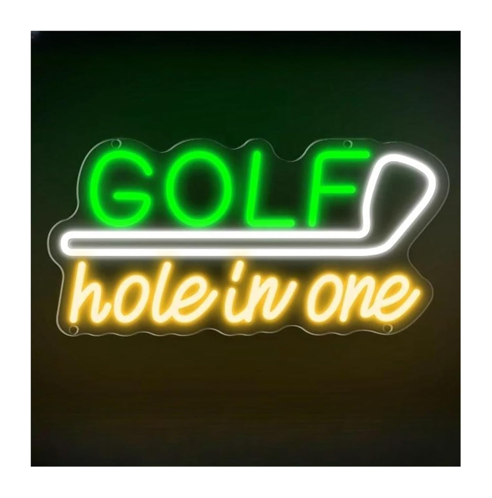 Zynther Neon lamp for Neon Light Decoration for Golf for Sign LED for Course Gym for Club Wall