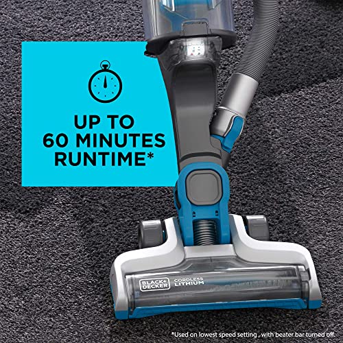 Black+Decker Powerseries Pro Cordless Vacuum, 2 In 1, Blue (Hcua525J) #TOP3
