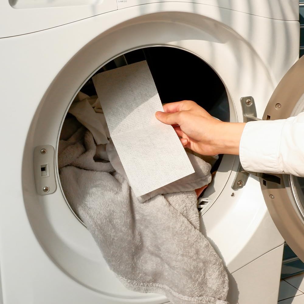 Milieu Laundry Color Transfer Prevention Sheet (40sheets) 10.6oz. Strong Absorption, No Color Dye, Safe Ingredients