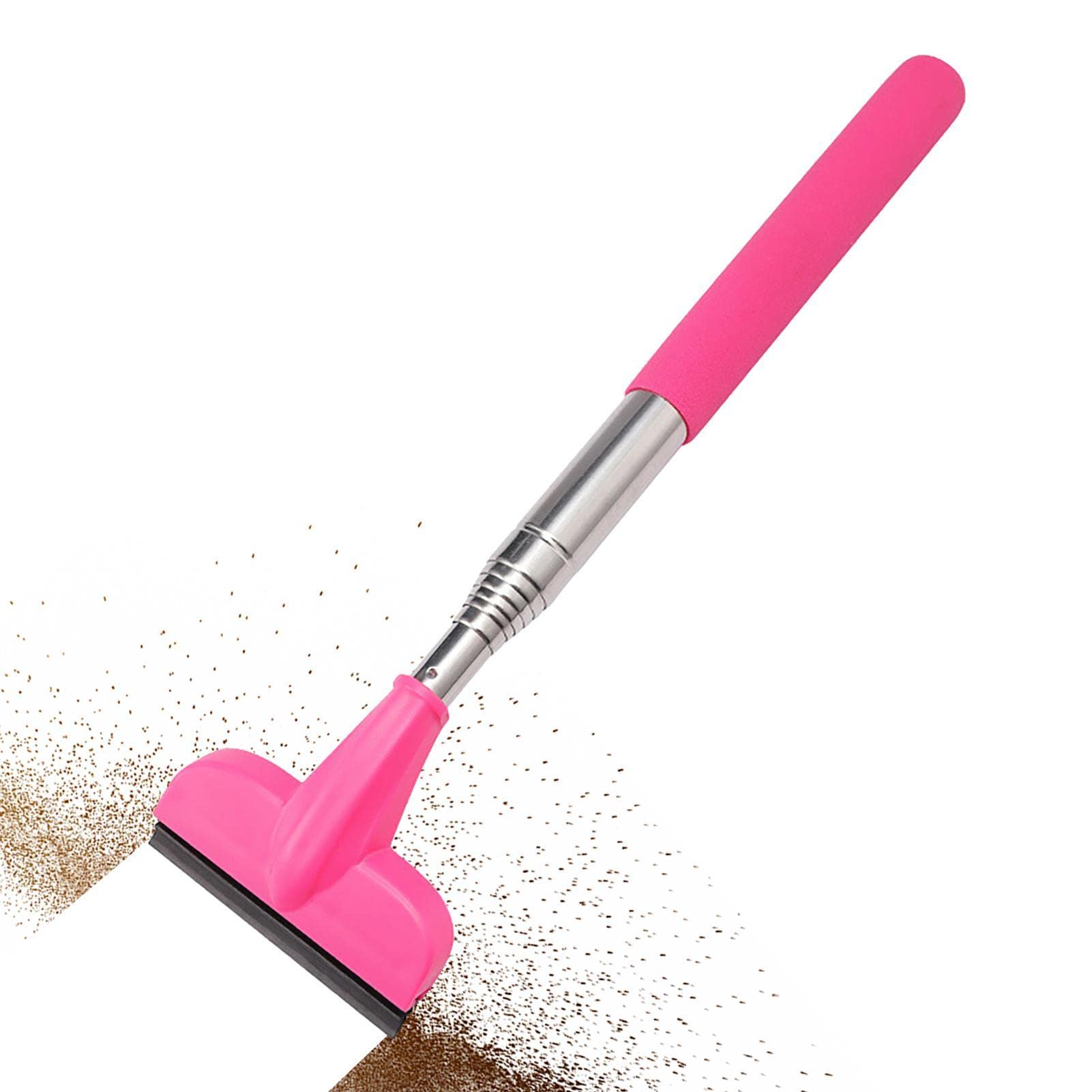 Essuie-glace Télescopique Pour Rétroviseur Voiture - Longueur Réglable 21,5-100cm - Tête Caoutchouc Souple - Aussi Pour Vitres, Douche - Portable