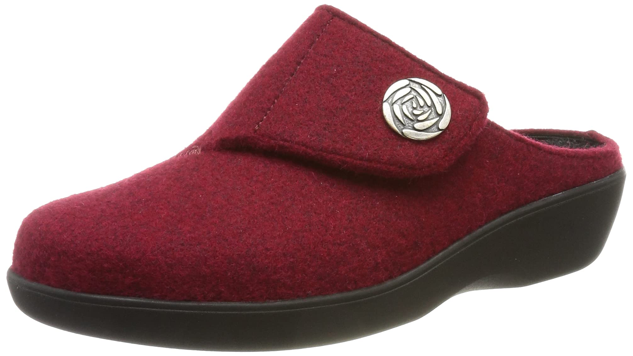 Berkemann Women's Teresa slippers. Red Size: 8 UK