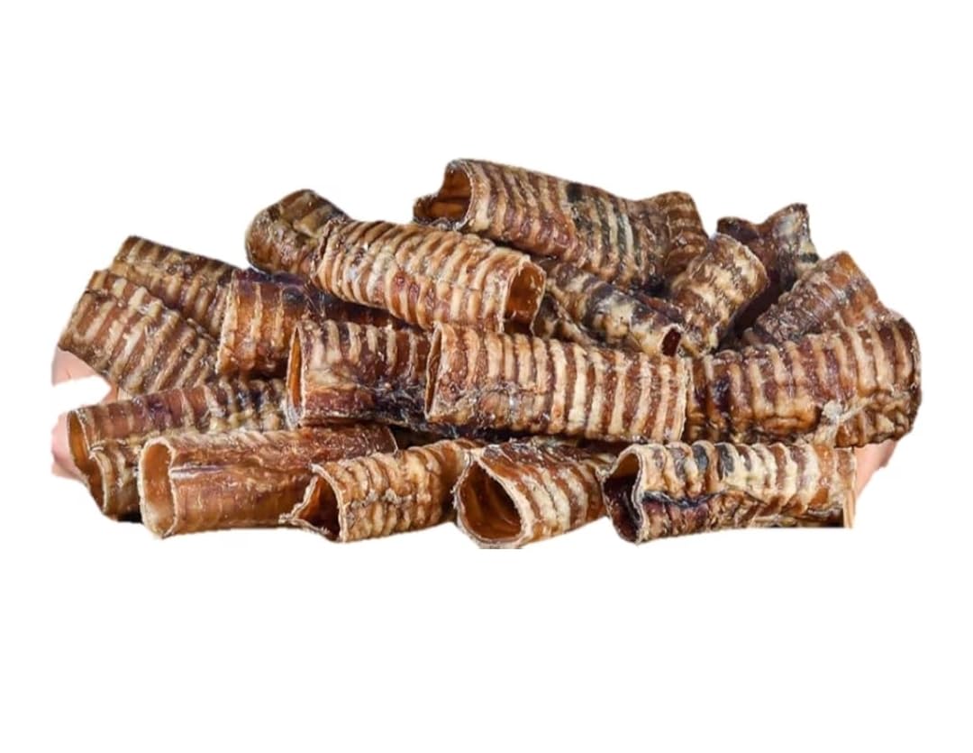 Trachea di Manzo, Masticativo per Cani, CONFEZIONE SCORTA 2 KG,snack Naturale, Dieta Barf