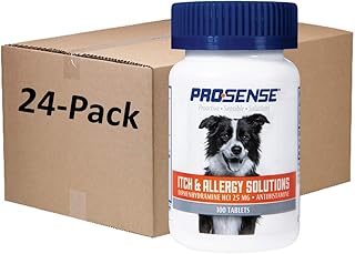 Pro-Sense ProSense Itch and Allergy Solutions 100 Count, for Dogs, Antihistamine