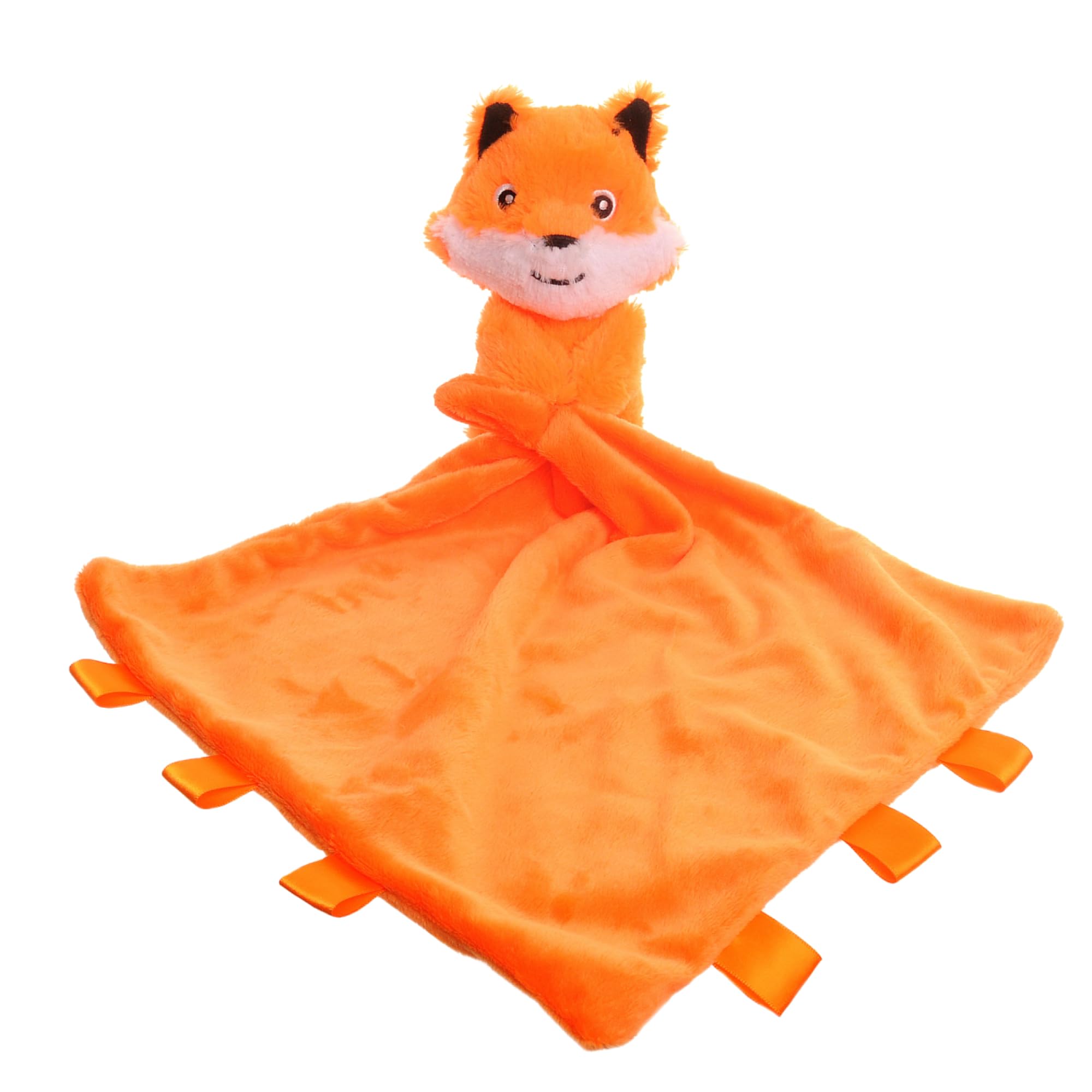 Ziggle Baby Comforter for Newborns | Soft Fox Baby Plush Comforter Blanket Toy | Newborn Essentials and Fox Blanket Gift | New Baby Boy or Girl Gift Idea | Eco Friendly | 30x30cm