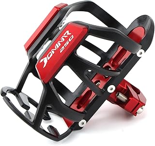Porte-bidon pour Moto Bajaj Dominar 400 250 Dominar400 Dominar250 Pulsar, Accessoires pour Boissons, Porte-gobelet(250 Red)