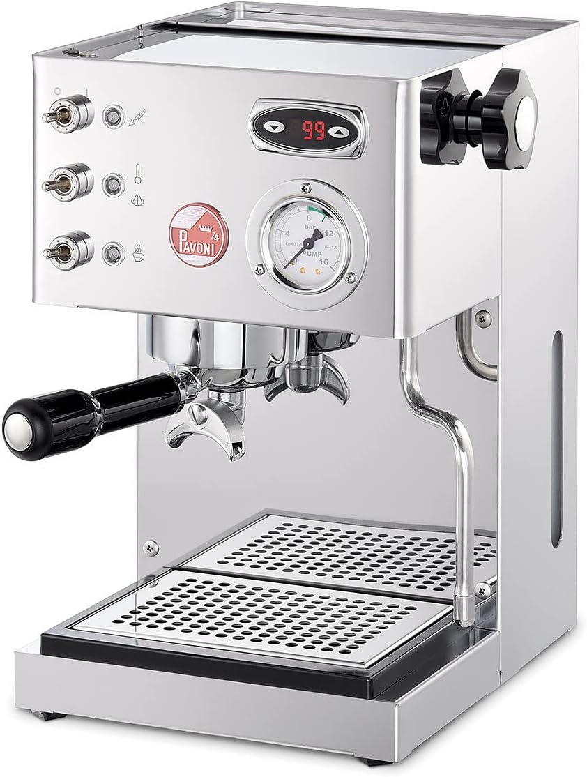 LPMCSR02EU, Macchina per caffè espresso Casa Bar PID, Steel