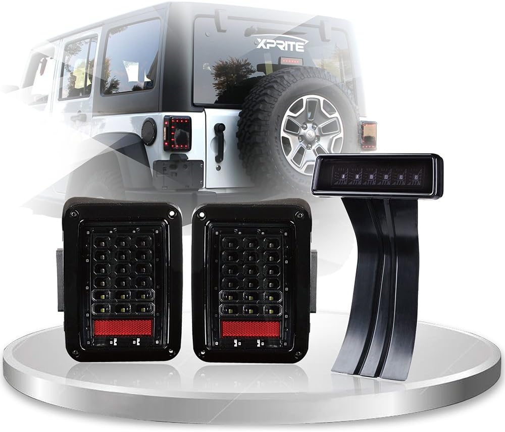 Xprite Red LED Tail Light with Turn Signal, Back Up, Philippines Ubuy