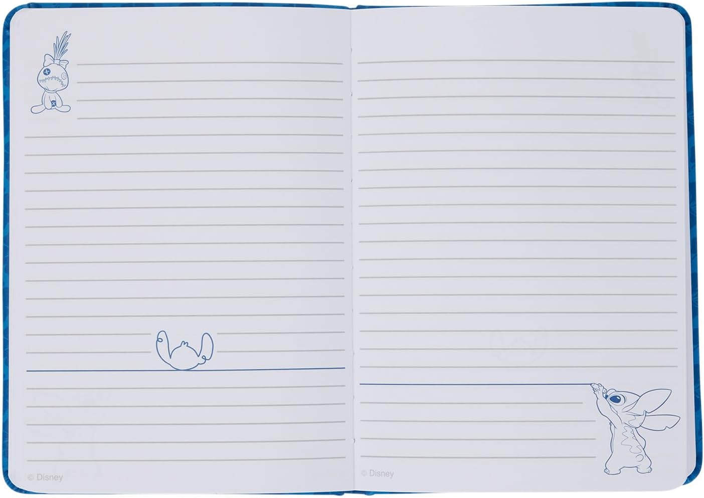 Loungefly Lilo and Stitch Holiday Refillable Stationery Journal