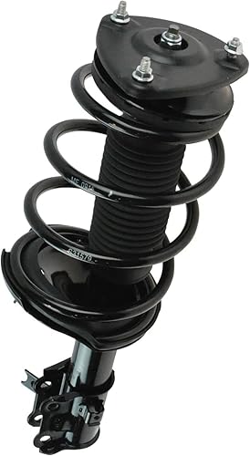 Miniatura 777 de TRQ Kit de suspensión delantera, conjunto de amortiguadores y resortes, barra estabilizadora, enlace estabilizador compatible con Chevrolet