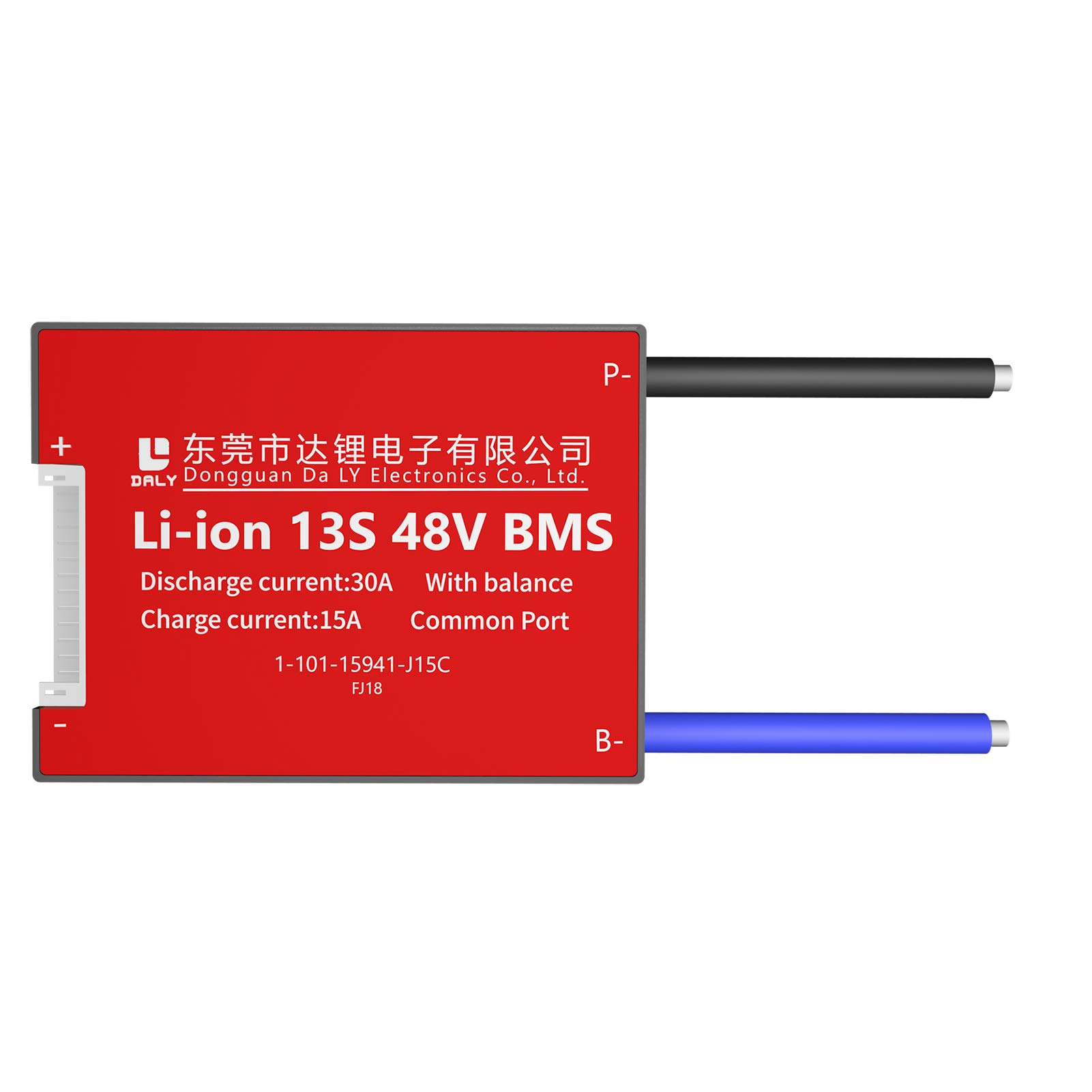 DALY BMS 13S 48V 30A Li-Ion Batterieschutzmodul PCB Schutzplatine mit Ausgleichsleitungen BMS für 18650 Akku Pack 36V …