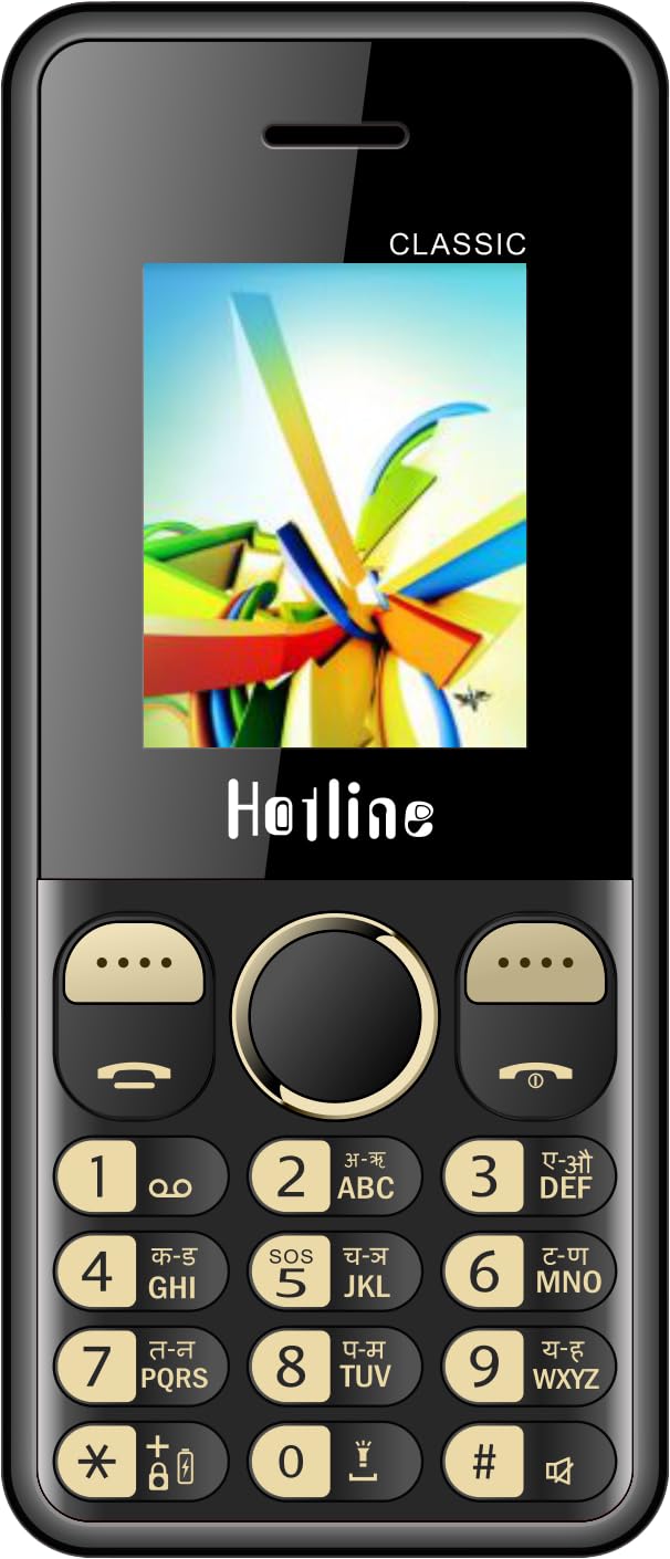 HOTLINE Classic PRO Dual SIM Keypad Mobile Phone | 1.77” Display | Wireless FM | Digital Camera | Expandable Memory | LED Torch and Long Battery Life-image-8
