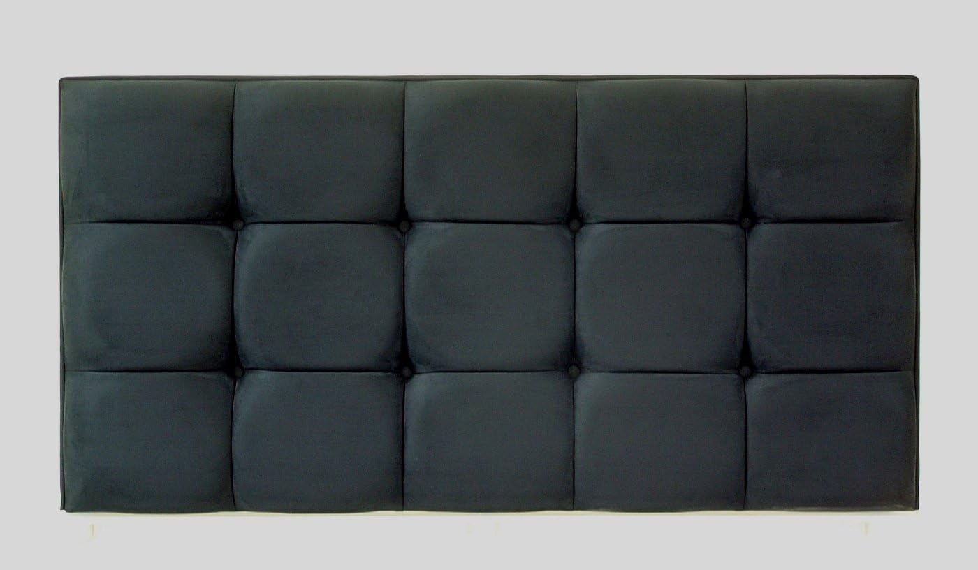 HEADLINER HEADBOARDS Naples Kingsize (5ft) Headboard in Charcoal Faux Suede Fabric (Fast Delivery Headboard!)