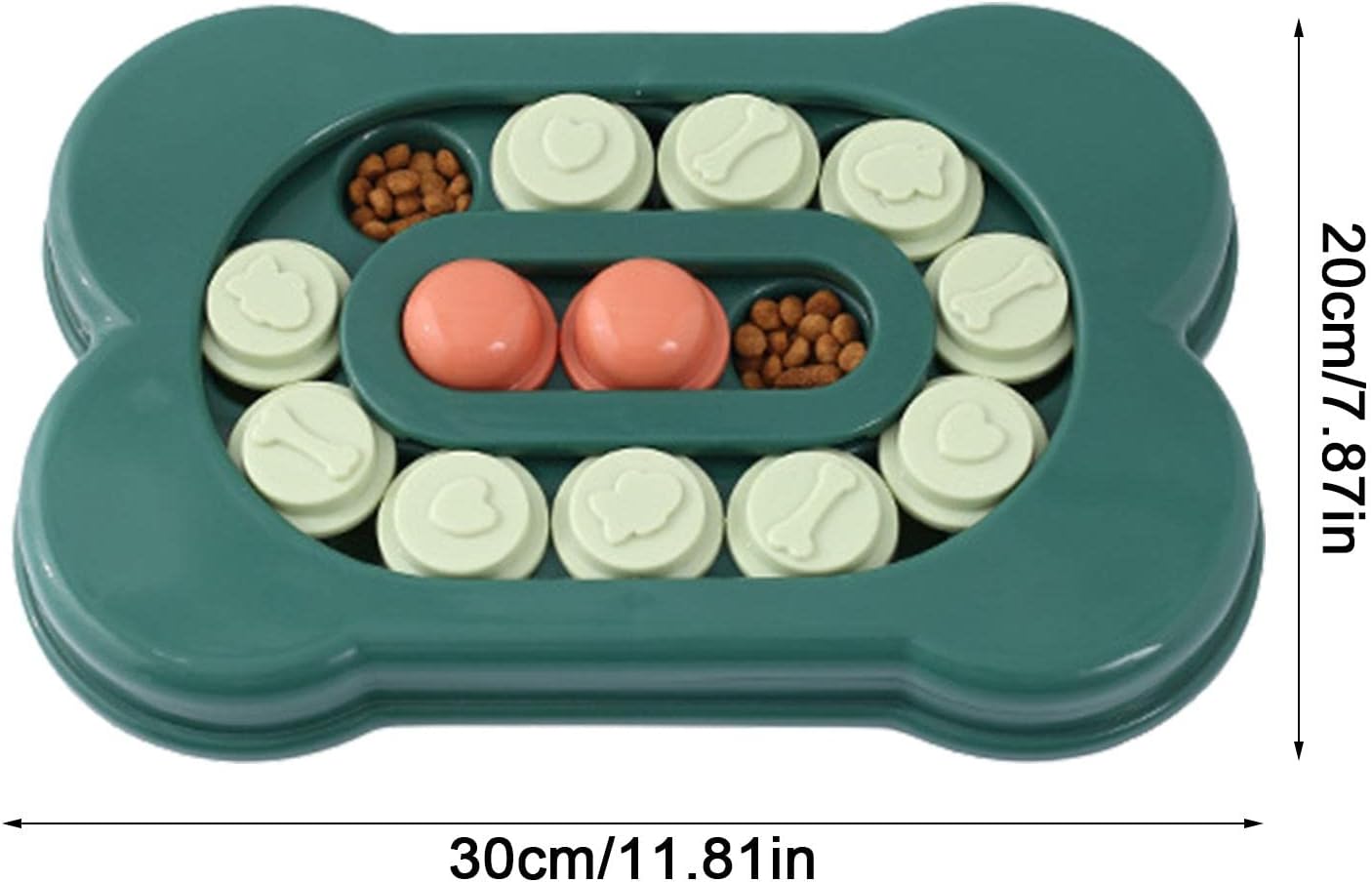 Dog Puzzle Toys, Interactive Brain Games Puppy Treat Toy for Boredom, Slow Feeder Pet Bowl Food Dispenser, Stimulation IQ Training Feeder for Small Medium Dogs(C)