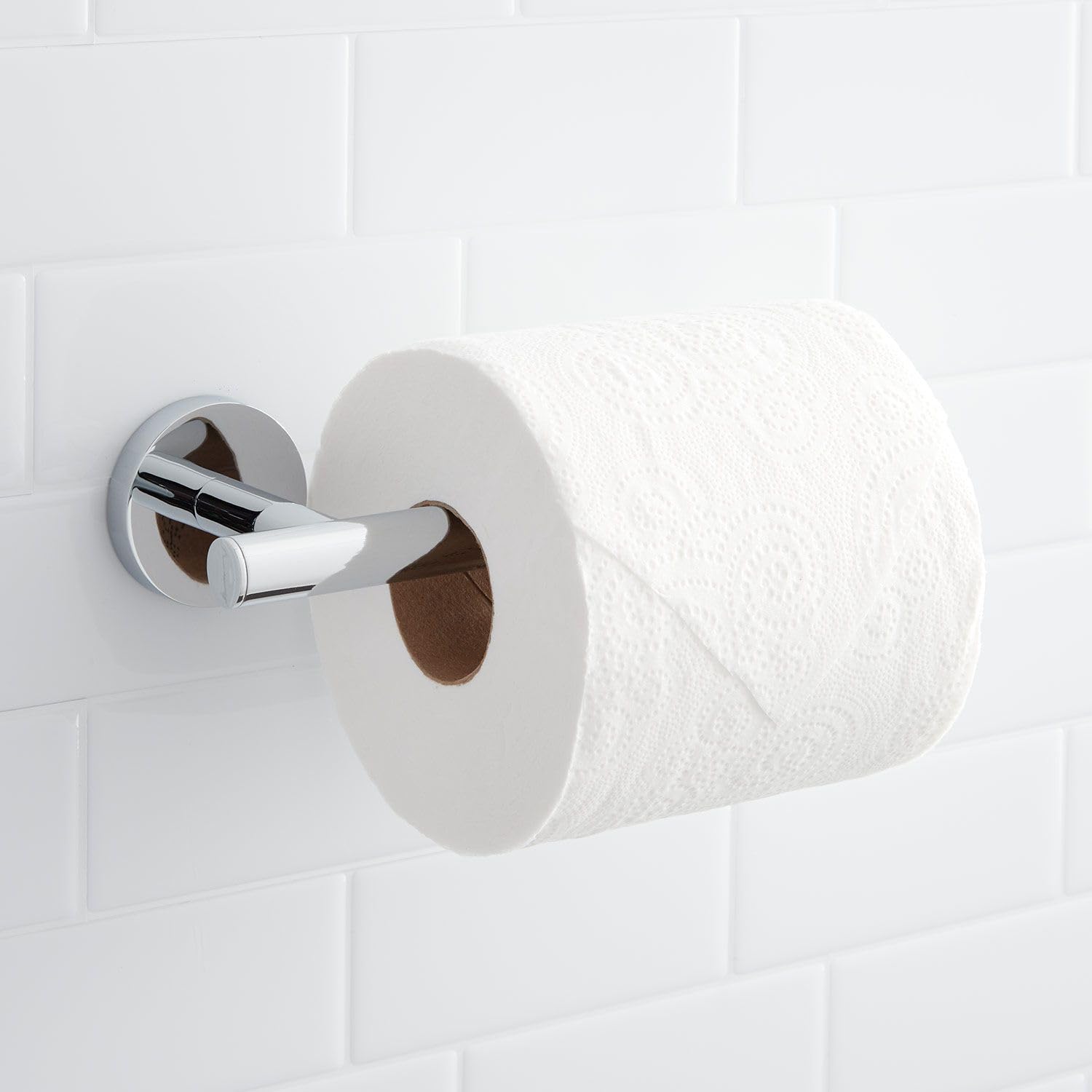 Signature Hardware939992 Steffin Single Post Wall Mounted Bathroom Tissue Holder