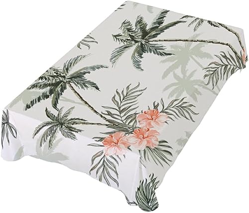Miniatura 6 de Nander Mantel resistente a las manchas para interiores y exteriores (hermosa flor de palmeras tropicales antiguas, 54 x 72 pulgadas)