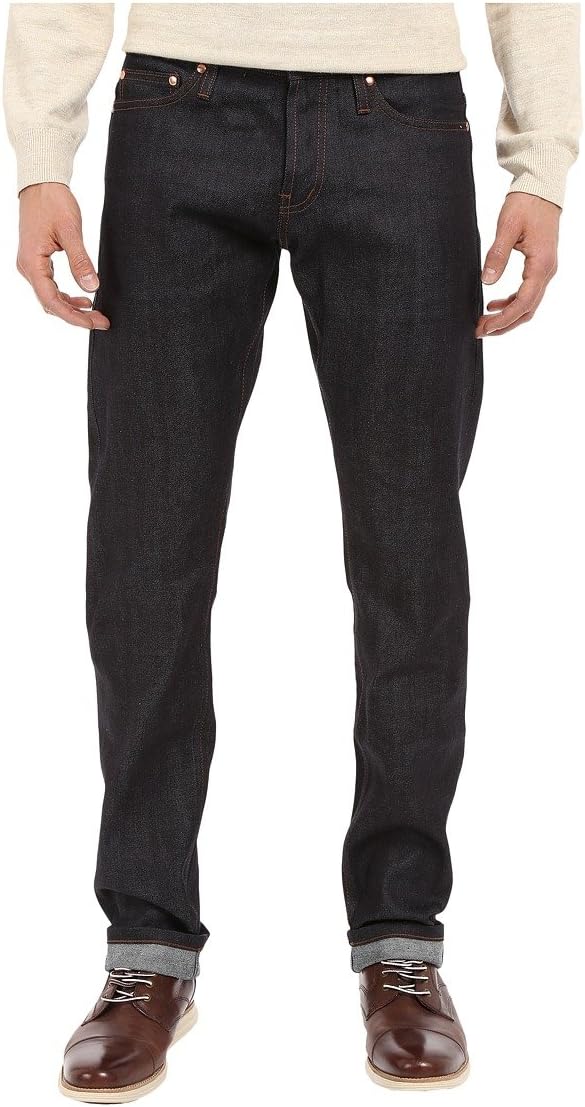 The Unbranded BrandMen's UB222 Tapered Indigo Stretch Selvedge Jean
