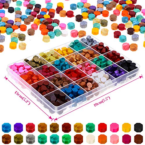 image for Sealing Wax, Paxcoo 785pcs Sealing Wax Kit with Wax Seal Beads, Wax Se
