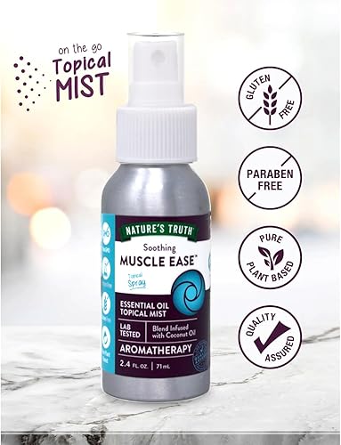 Vista 6 de Nature's Truth Spray de niebla calmante para aliviar los músculos, 2.4 onzas