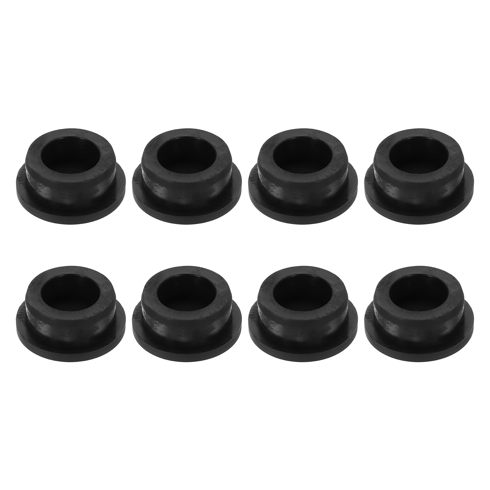 sourcing map 8 Pcs Black Plug Holes, Waterproof Rubber Button Plug for 29mm / 1.1" Hole Bottles Pipes End Caps Round Sealing Plugs Flexible Rubber Stoppers