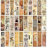 HVSWLY Vintage Style Bookmarks, 30PCS Paper Bookmarks for Men Women Teens Book Lovers, Retro Butterf