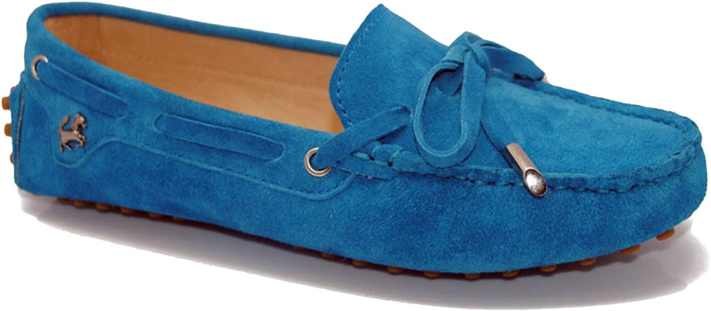 Minishion Womens Loafers & Slip-ons Suede Driving Shoes YB9602