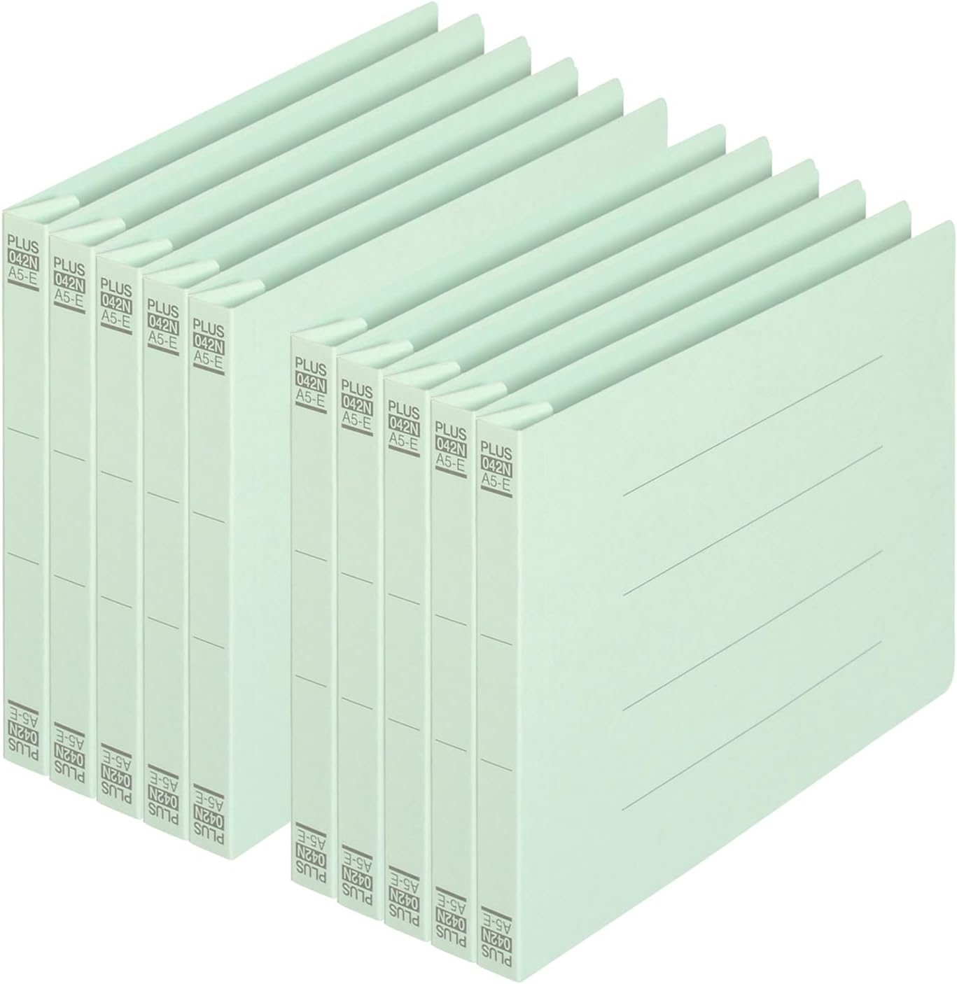 Plus Flat File Resin Jig A5 Horizontal Blue 10 Pkg NO.042N 78-345x10