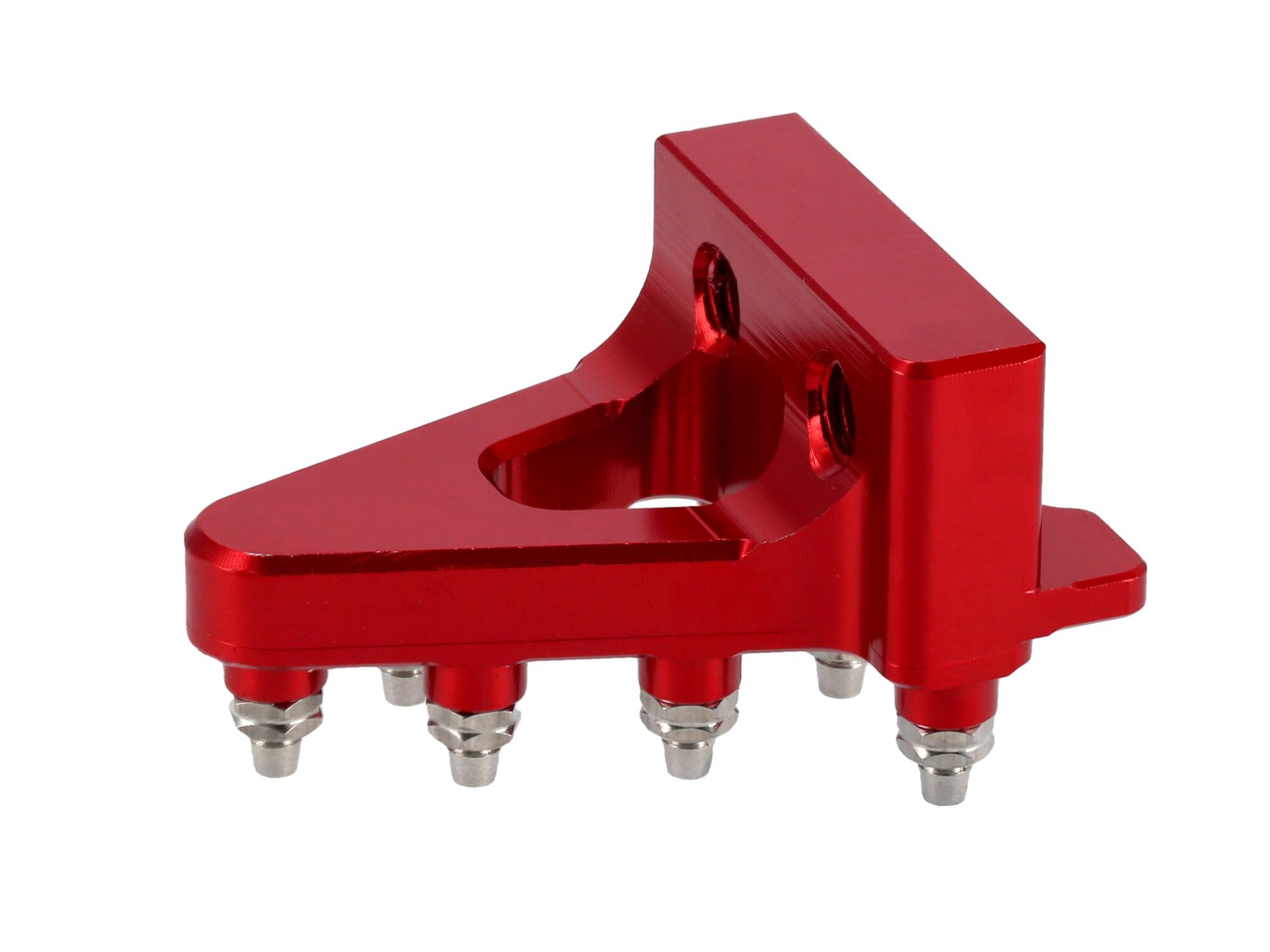 SH Fußbremshebel, oben liegend, Schwarz/Rot - für Simson S50, S51, S70, S