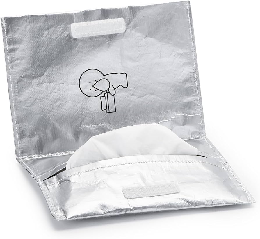 Amazon.co.jp｜HANAMIZU ポケットティッシュケース 蓋付き シルバー