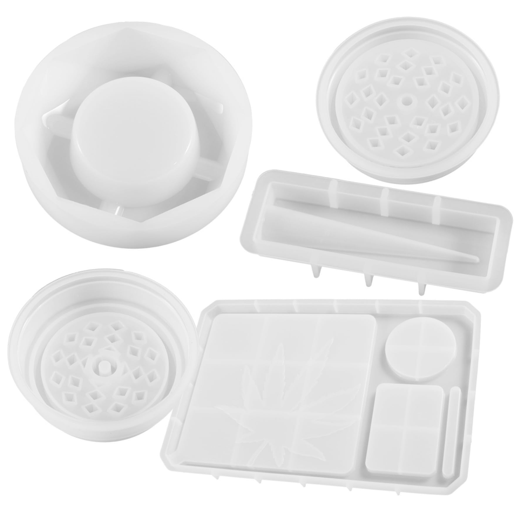 Moule de cendrier en résine et plateau en silicone souple de qualité supérieure