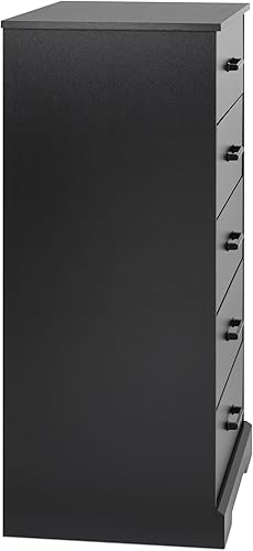 Miniatura 10 de Prepac Cómoda rústica de granja para dormitorio, 5 cajones, 18.5 pulgadas de profundidad x 27.5 pulgadas de ancho x 43.5 pulgadas de alto, color