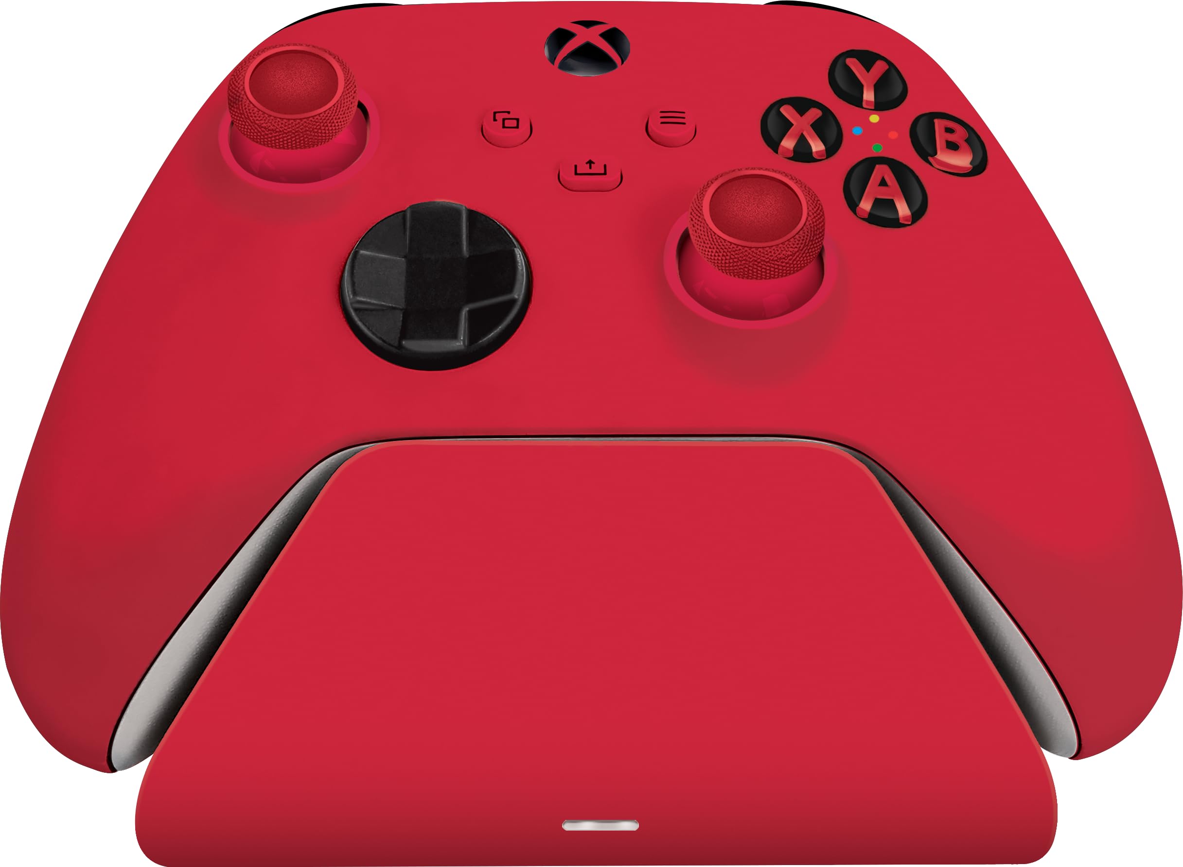 Razer Universal Quick Charging Stand (Pulse Red) - Soporte de carga rápida para los mandos de Xbox (carga rápida, compatibilidad universal para mandos nuevos y antiguos) Rojo